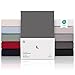 Produktbild Blumtal® Premium Spannbettlaken 180x200cm Jersey Boxspringbetten - Oeko-TEX zertifiziertes Bettlaken 180x200 - Spannbettlaken 180x200cm Baumwolle 100% - Bettlaken 180x200 Baumwolle in Anthrazit