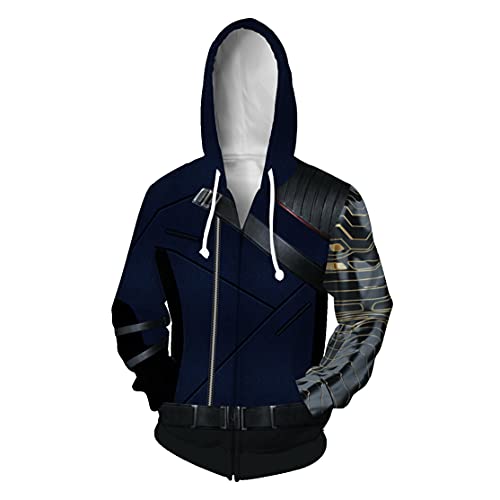 Image of 3D Captain Fashion Cosplay Hoodie Jacket