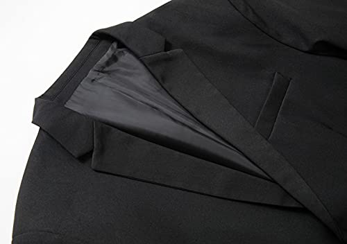 CHARTOU Men's Regular Fit 2 Button Tailored Business Blazer Lightweight Jacket Suit Coat4
