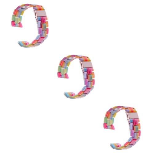 Bracelet en résine HEMOTON lot de 3 pièces élégantes pour Miss