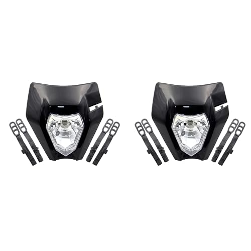 Lámpara de luz de la cabeza de la motocicleta para reparar faros rotos en motos off road
