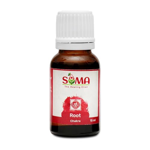 Image of Root Chakra Oil | Blends of Pure Essentials Oils Ideal for Calming Effects, | 15 ml | Aroma Oil & Seven Chakra Oils | Best for Aromatherapy & Meditation | Pack of 1