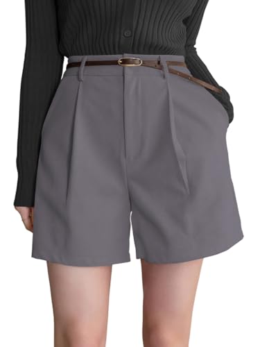 Image of GRECIILOOKS Women's Western Shorts - Trendy Knee Length Casual Bottoms | Relaxed Fit Summer Shorts for Girls & Women (Available in Plus Size)