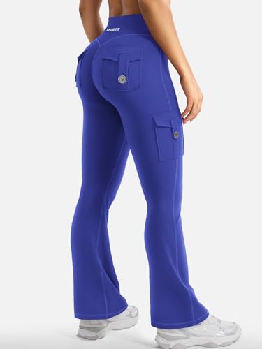Image of YEOREO CoreFlex Women Workout Flare Leggings