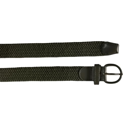 Mens Belt, Elastic Braided Belt, Men Braided Elastic Stretch Woven Belt4