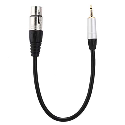 Acouto Convertidor de Cable Estéreo Macho de 3,5 Mm a XLR Hembra Apapter de 3,5 Mm 0. La Longitud Es de Calidad de Aleación Hecha de Adaptador Fuerte de, a XLR de, Cable de, a de, a Hembra de, a