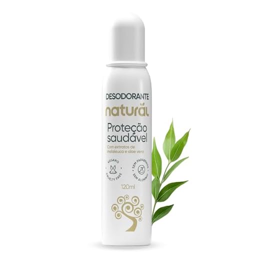 Desodorante Spray Orgânico Natural Melaleuca E Aloe Vera 120ml - Suavetex