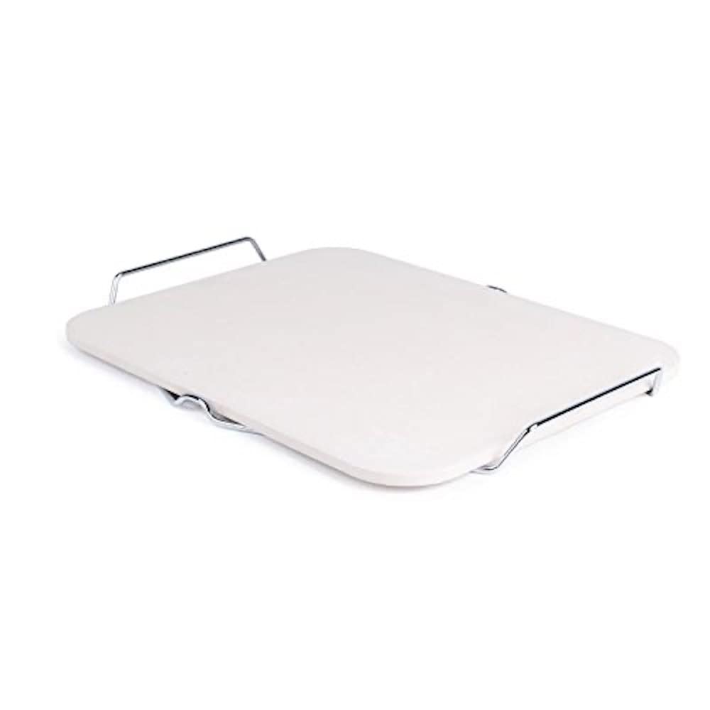 Eddingtons Rectangular Pizza Stone, with Metal Rack by Eddingtons
