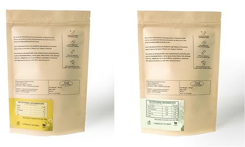 Image of Jaivik Uttarakhand - Soothing Chamomile Tea, Aromatic Rosemary Dry Leaves (100g each), Unique Blend Crafted Loose Leaf For Chai Lovers Across India, Combo (Pack Of 2)