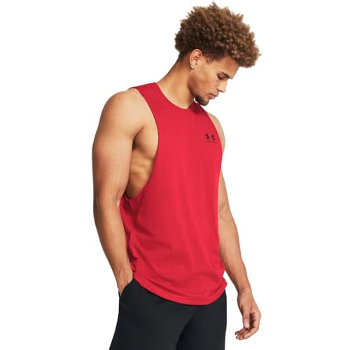 Under Armour Mens Sportstyle Left Chest Cut-Off T-Shirt product thumbnail 20
