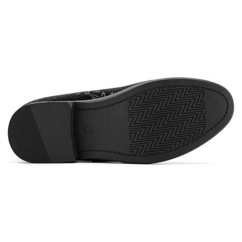 JITAI Velvet Boy's Tassel Loafers Slip-On Dress Shoes Wedding Tuxedo Shoes for Baby4