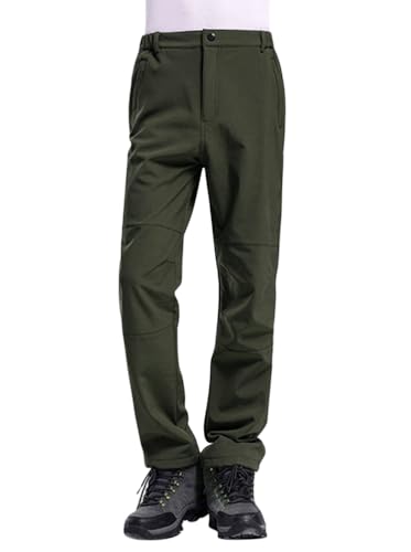 Pantalon trekking hiver homme doux et chaud pour grands espaces