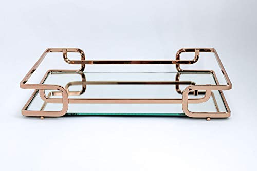 BANDEJA LUANA - 37 X 57 CM ROSE