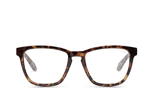 Quay Australia Women's Hardwire Glasses (Tort, Clear Blue Light)