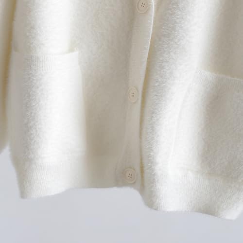 Image of JASCLS Women's Casual Loose Knit Cardigan Oversized Color Block Full Sleeve Sweaters for Women