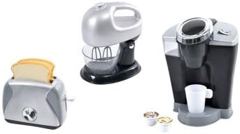 PlayGo Pretend Play Gourmet Kitchen Appliance Set including coffee maker, mixer, and toaster