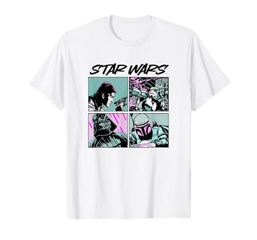 T-shirt Star Wars Comic Pop Boxes idéal pour vos soirées ciné