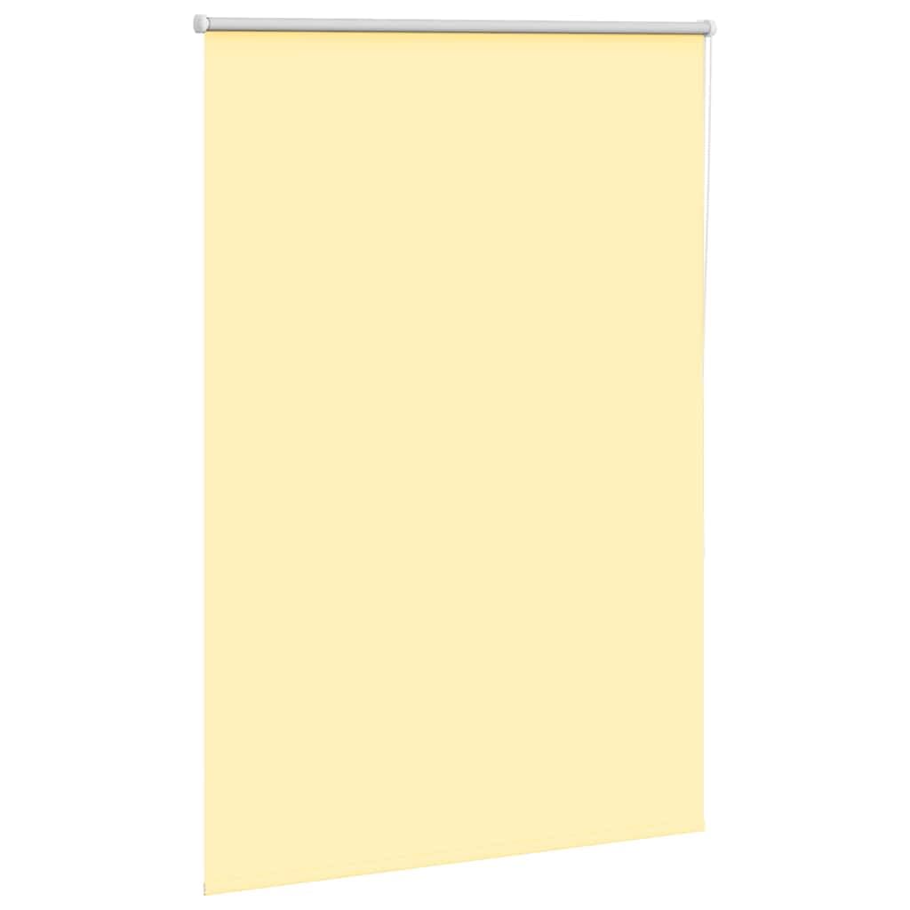 Roleta zaciemniająca, żółta, 100 x 150 cm, poliester szerokość materiału 95,7 cm, ochrona przed wzrokiem i słońcem, uchwyt zaciskowy bez wiercenia, ochrona przed wysoką temperaturą, idealna