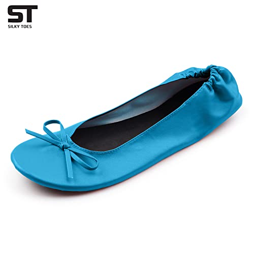 Image of Silky Toes Foldable Flat Shoes for Women | Portable Ballet Flats for Weddings, Parties, Events, Travel |Comfortable Cushioned