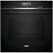 Siemens HR776G1B1, iQ700 Smarter Einbau-Backofen mit Dampffunktion, 60 x 60 cm, Made in Germany, Schwarz, activeClean Pyrolyse & humidClean Hydrolyse, Air Fry, Automatikprogramme, Farbiger Touchscreen