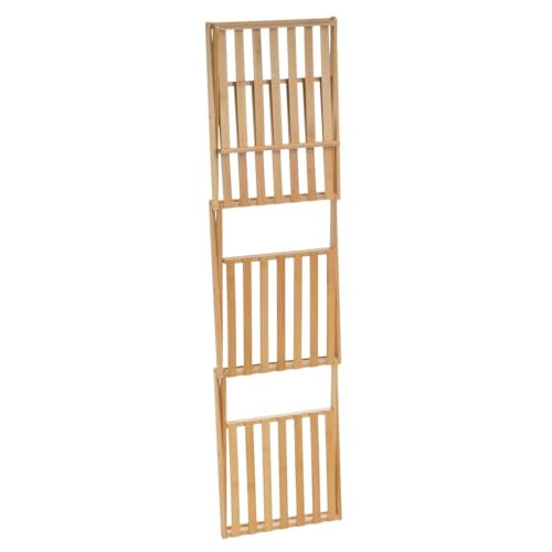 Étagère de sol pliable bois DRW pour optimiser les petits espaces