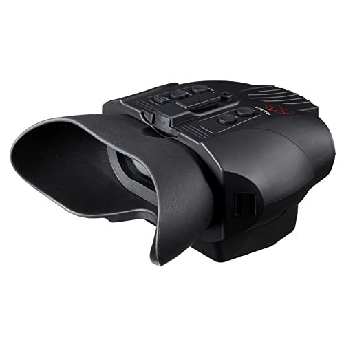 Nightfox Red Hd Digital Night Vision Goggles | 1X Magnification, Extra Wide Fov For Close Quarters | Covert 940Nm Infrared | Records 1080P Video + Audio | Usb Rechargeable | Security #TOP2