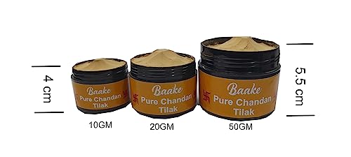 Image of Pure Natural Chandan Tilak (10G) Sandalwood Sukhad Tika Powder For Pooja