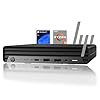 HP 2025 Elite 805 Mini PC Desktop Computer, AMD Ryzen 5 (Beat i7-11700T), Ultra-Quiet Design, 32GB RAM, 1TB PCIe SSD, Dual 4K Display Support, USB-C, Wi-Fi 6, Keyboard & Mouse, Windows 11 Pro