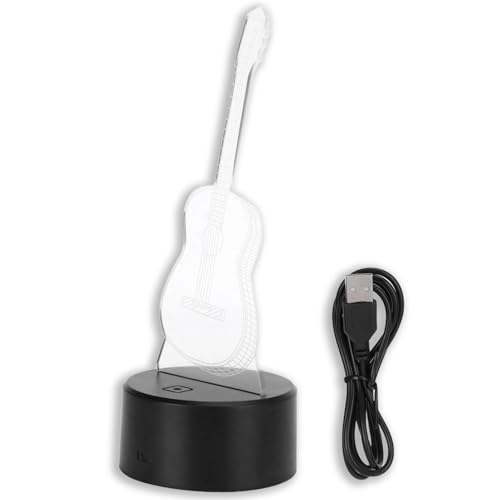 Lámpara De Luz Nocturna Para Guitarra 3D
