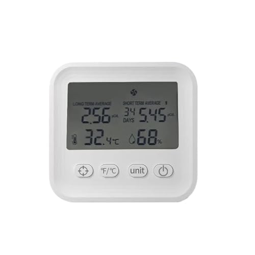Detector de Gas, Monitor de Calidad del Aire, Sensor de Temperatura y Humedad multifunción, Detector de Gas radón.