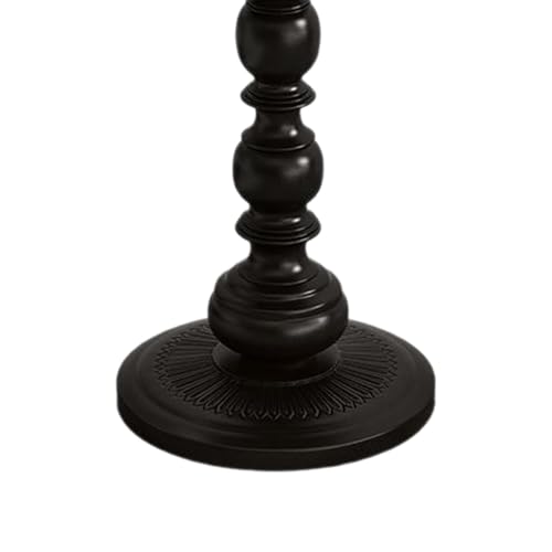 Manque de place ? Table d'appoint noire compacte 35cm pour optimiser votre salon - 5