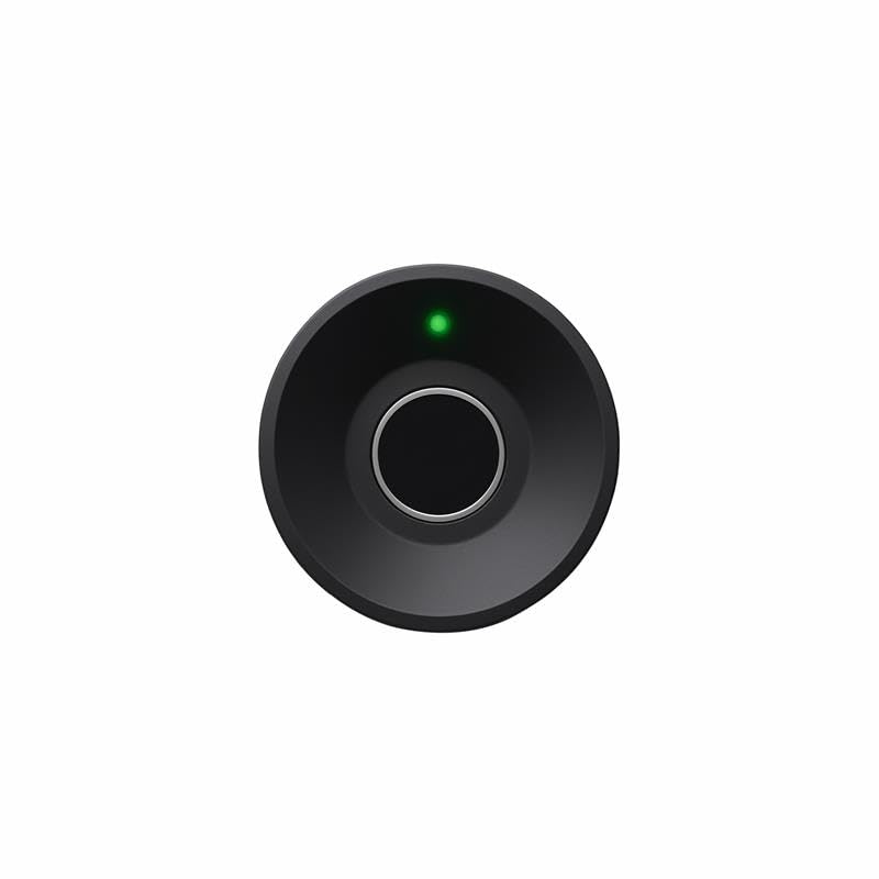 Yale YWLOL Premium Fingerprint|Biometric Wardrobe Lock for Cabinets, Wardrobe & Almirah for Home & Office | Finish- Black