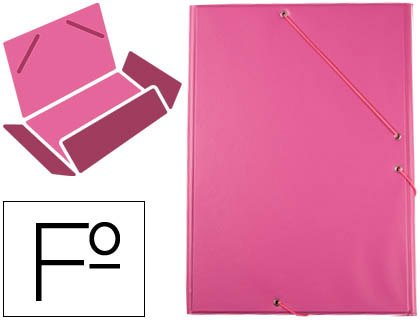 Saro - Carpeta Folio Solapas Pvc Con Gomas Fucsia En Oferta Carpeta Liderpapel Gomas Plastico Folio Solapas Color Fucsia