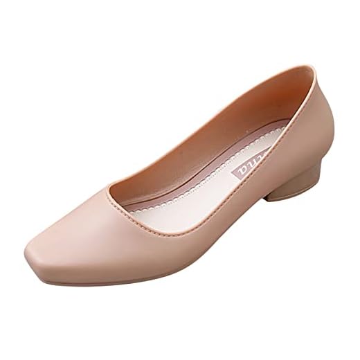 Womens Leather Loafers Waterproof Non Slip Pumps Comfortable Work Office Dress Shoes Lightweight Breathable Ladies Flats Low-Top Slip On Walking Shoes Khaki