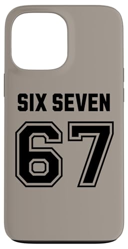 67 Six Seven Sport Design on Back. 6 7 Meme Men Women Kids X}zP[X iPhone 13 Pro Max p