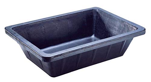 EN STOCK : GRANDE AUGE EN CAOUTCHOUC NATUREL 68X50X20CM 40L POUR MACON ENDUISEUR ENDUIS COLLE BETON