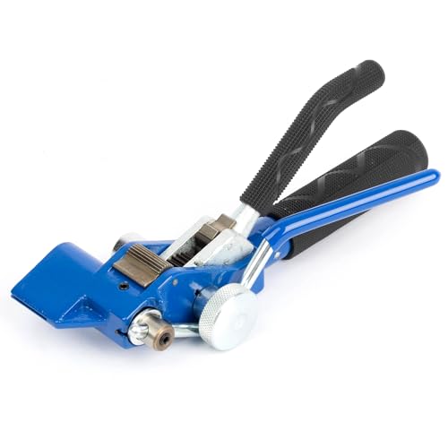 U.S. Solid Edelstahl-Bandset 304 - Umreifungszange mit 19mm x 30m Bandrolle, 100 Sicherungsclips + Hammer für stabile Palettenverpackung