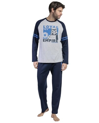 Star Wars Pijama Manga Larga Blue Sport para Hombre