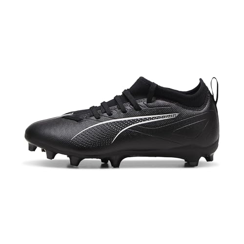 PUMA Tênis infantil unissex Ultra Match Firm Artificial Ground, Preto/branco, 6.5 Big Kid