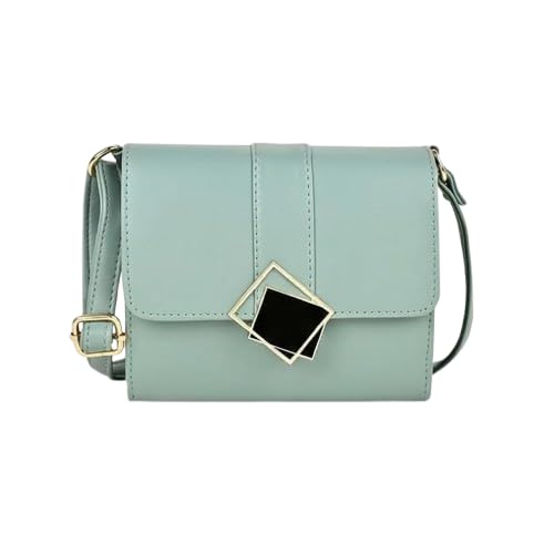 Women's Crossbody Sling Bag Green 18x5x15 cm Faux Leather with Lock Detail Closure-picture-37