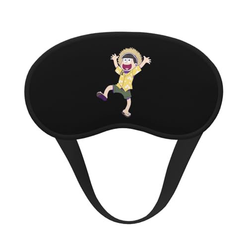 おそ松さん アイマスク スリープマスク 眼帯 安眠 目隠し 睡眠用 遮光 軽量 昼寝 旅行 快眠 圧迫感なし 通気性 柔らかい 快適 収縮バンド型 調整可能 手洗いok 旅行 出張 オールシーズン対応 男女兼用 1枚