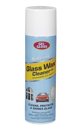 Gel-Gloss NoStreek No Scent Glass Cleaner 19 oz. Spray - Total Qty: 12