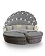 Sonneninsel Swing & Harmonie – Poly Rattan Lounge mit LED-Beleuchtung