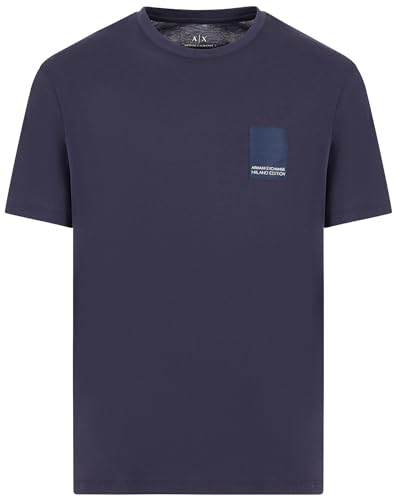 Armani Exchange Men's Limited Milano Edition Regular Fit Patch Logo Tee