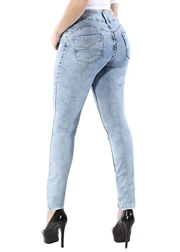 Calça Cigarrete Heart Cintura Media, Feminino, Sawary Jeans, Indigo, 40