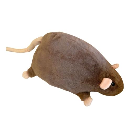 Image of Realistic Brown Rat Plush Cuddly Mouse Stuffed Animal
