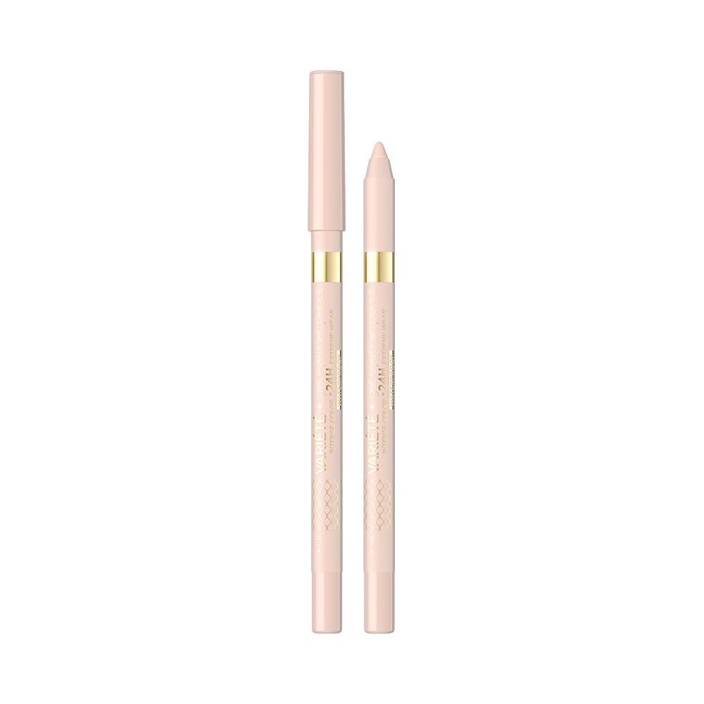 Eveline Cosmetics Variété Gel Eyeliner Pencil - No. 14, Long-lasting Waterproof Eye Makeup in 6 Vibrant Colors