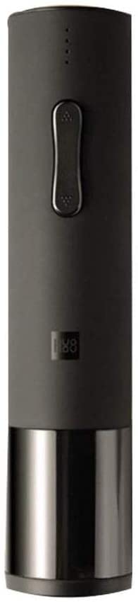 WWBY Electric Cutter Automatic Corkscrew and Foil Remover, One Touch Wine Bottle Opener with Rechargeable Battery and Charging Stand, Stainless Steel