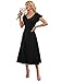 SAMPEEL Wedding Guest Dress Formal Summer Cocktail Black Midi Dresses 2025 Elegant Classy Plus Size Spring Clothes Tie Back L