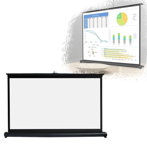 Pantalla para proyector retráctil portátil de 40 pulgadas 16:9